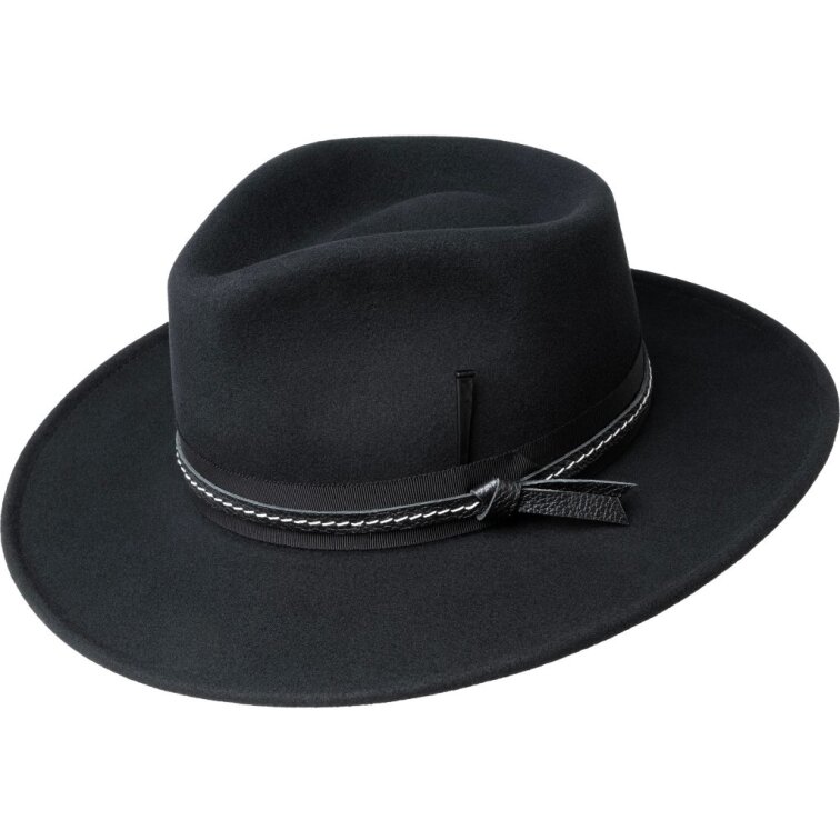 Bailey Syden – elegantní černý klobouk s vyšší korunou