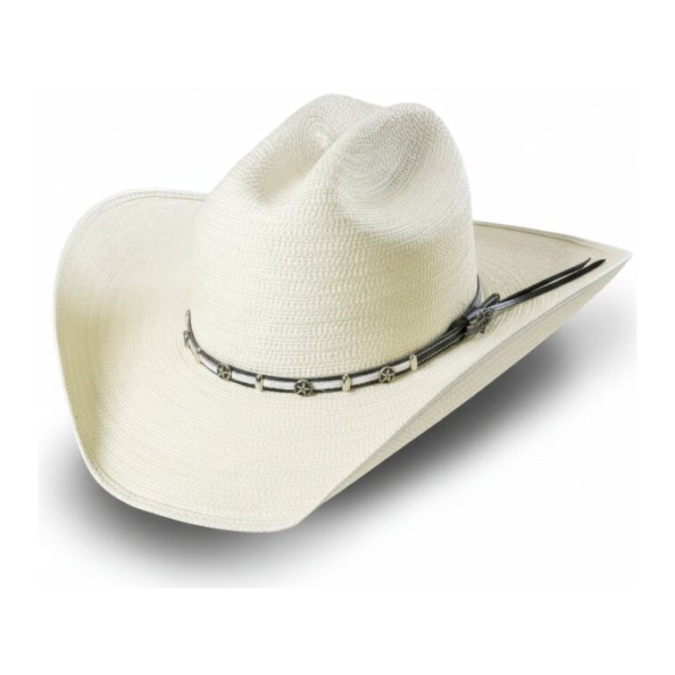 Slaměný western klobouk - Stars and Stripes - Bridger