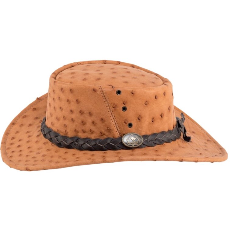 Australský klobouk kožený - OSTRICH