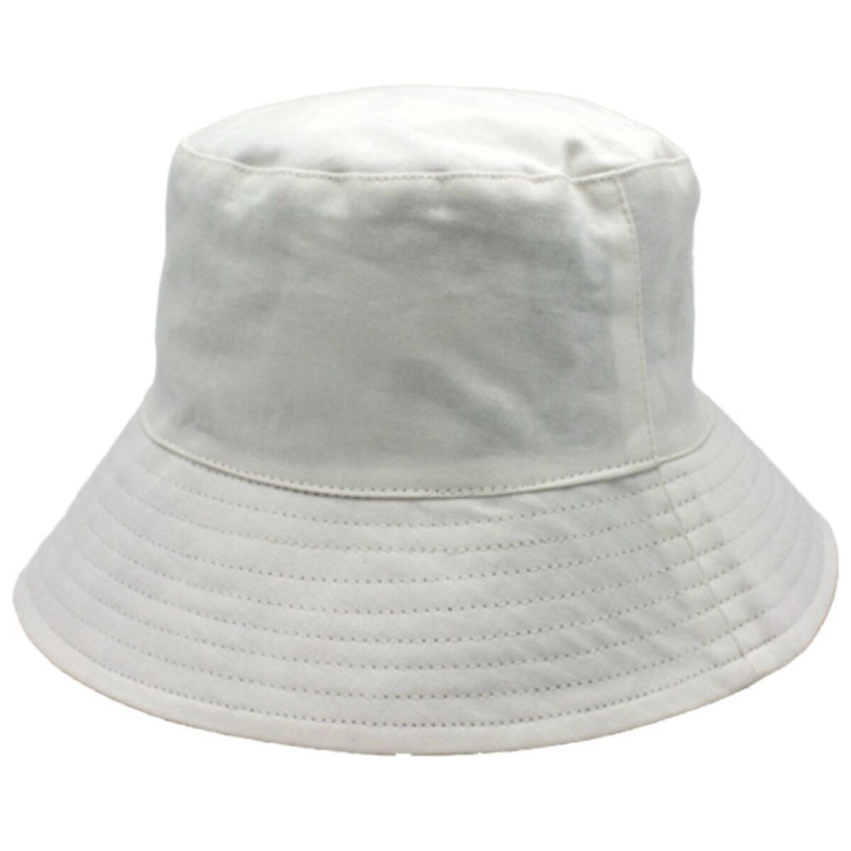 Oboustranný bucket hat bílý – pratelný, s květinovým vzorem