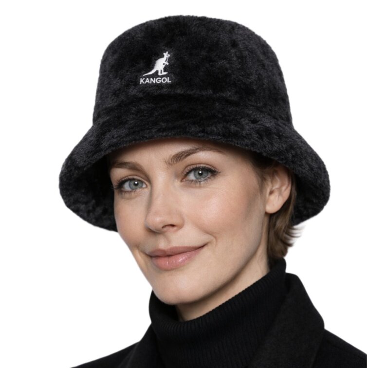 Klobouk Kangol - Faux FUR Black