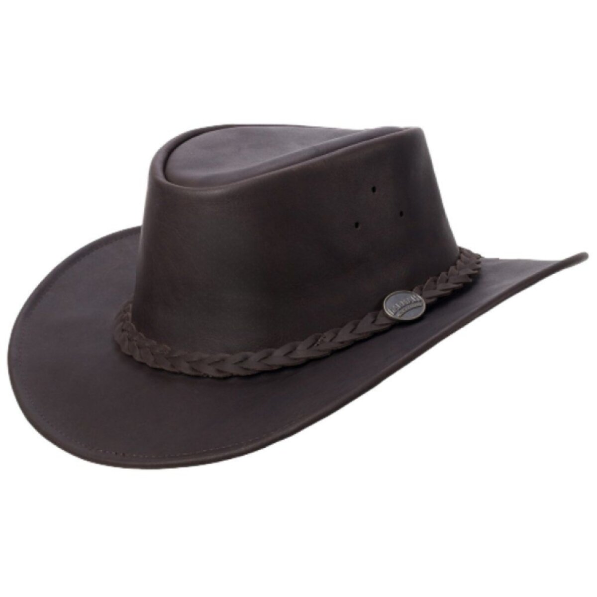 Kožený klobouk - BUSHIE FULLGRAIN