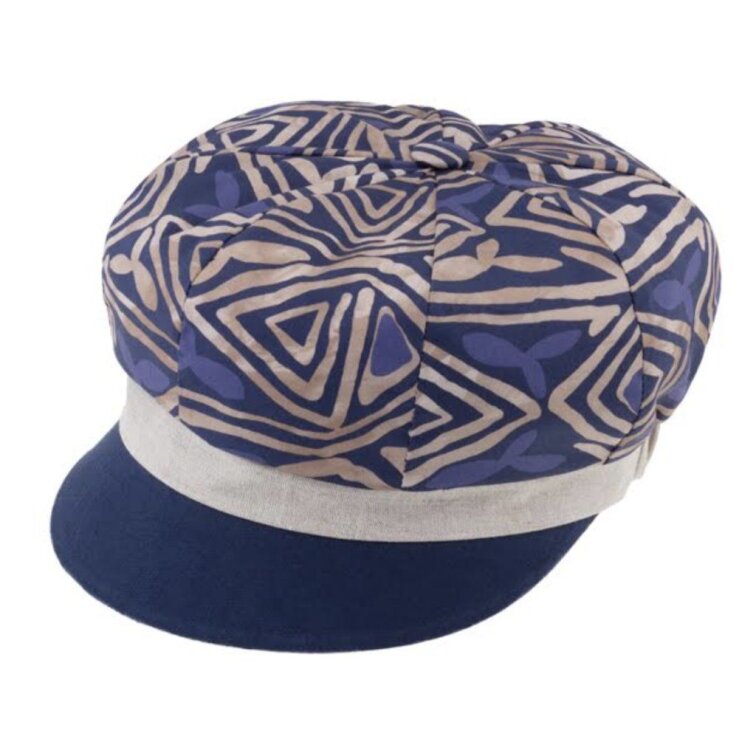 Dámská letní modrá bekovka od Fiebig - len a bavlna