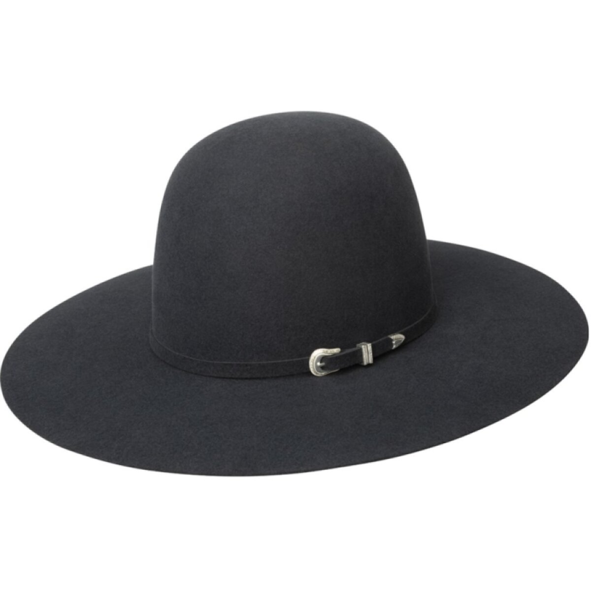 Plstěný western klobouk Bailey Pro 7 Open Crown – tmavě šedý (gun metal)