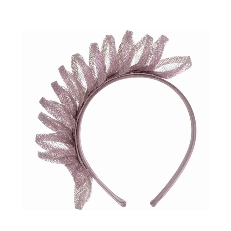 Fascinátor - ametyst