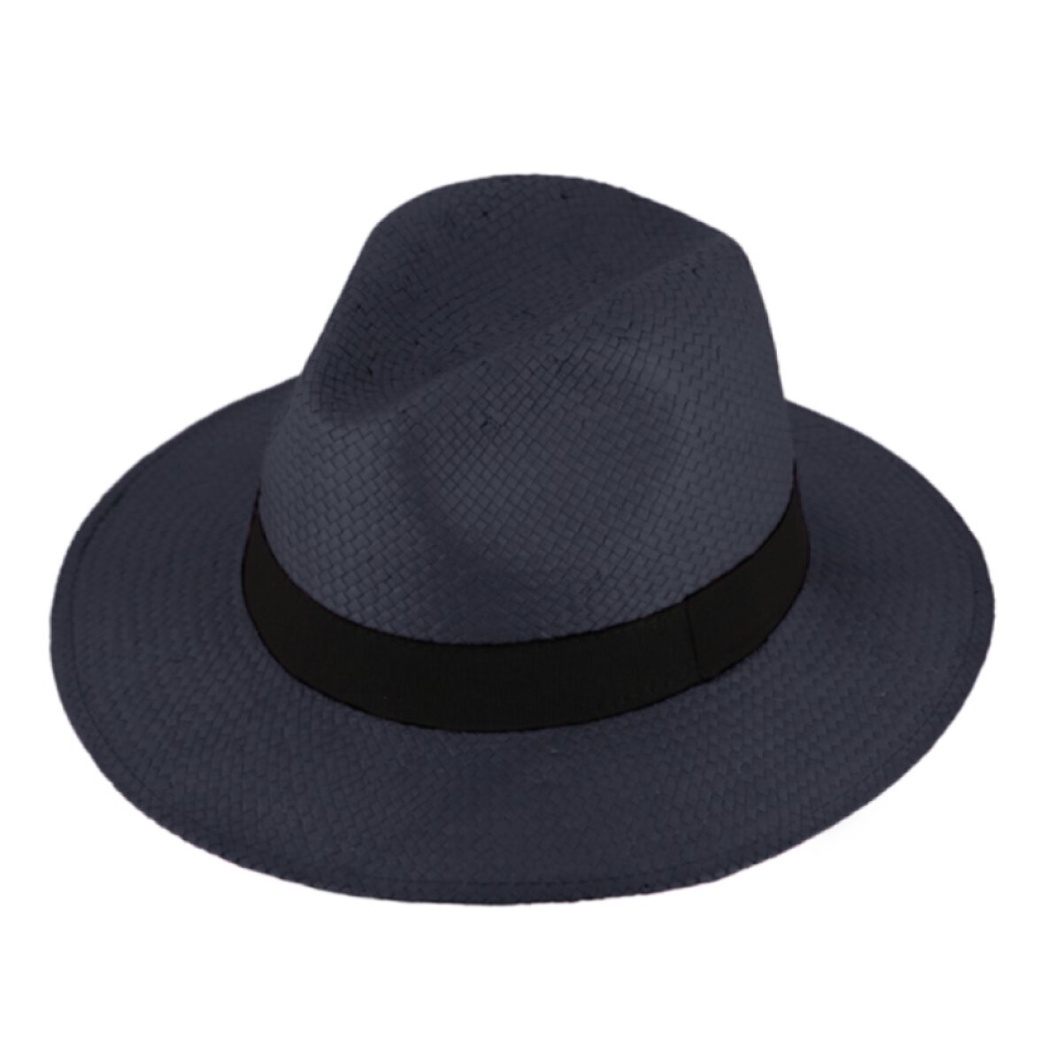 Letní fedora modrý klobouk od Fiebig - Traveller Toyo