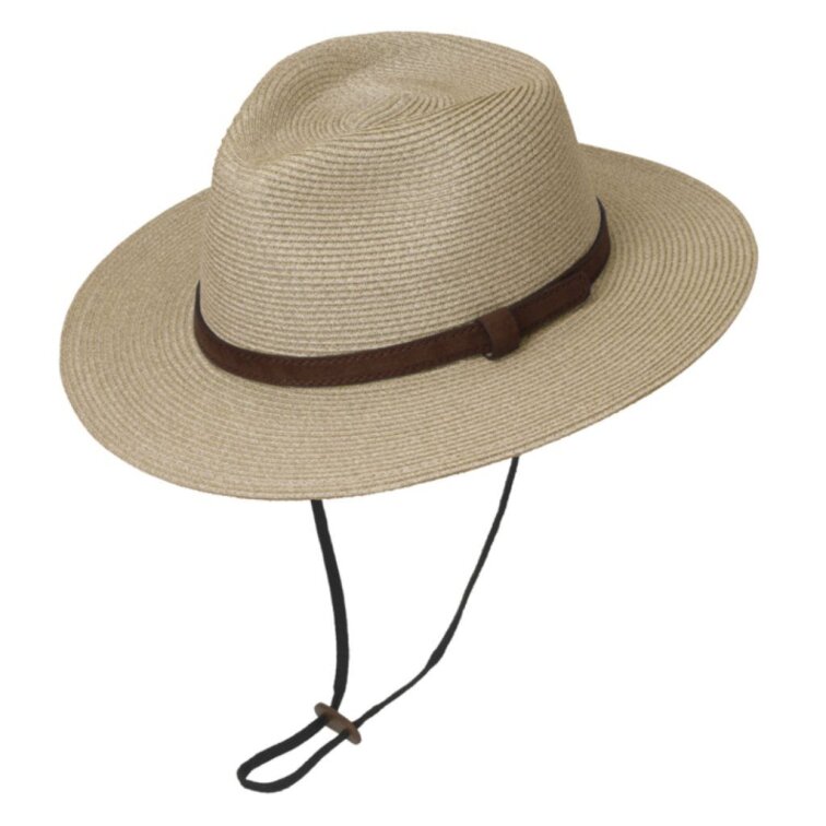 Letní nemačkavý klobouk s šňůrkou - Fiebig