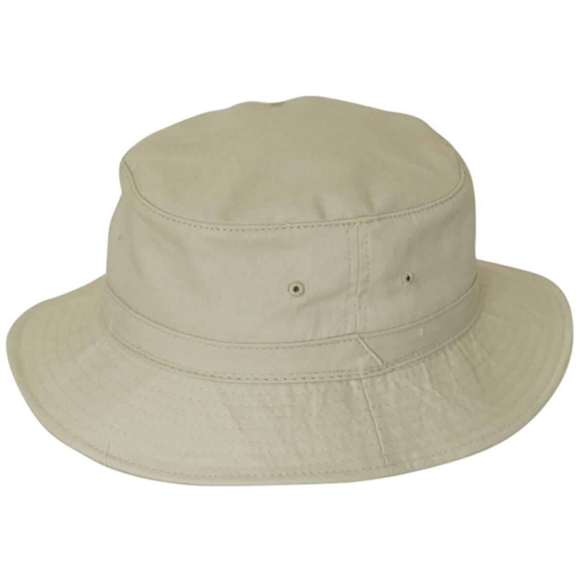 Bavlněný Bucket klobouk béžový – letní klobouk s UV ochranou 50+ Faustmann