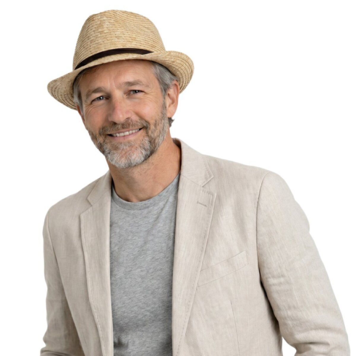 Unisex letní klobouk Trilby od Fiebig - Nature