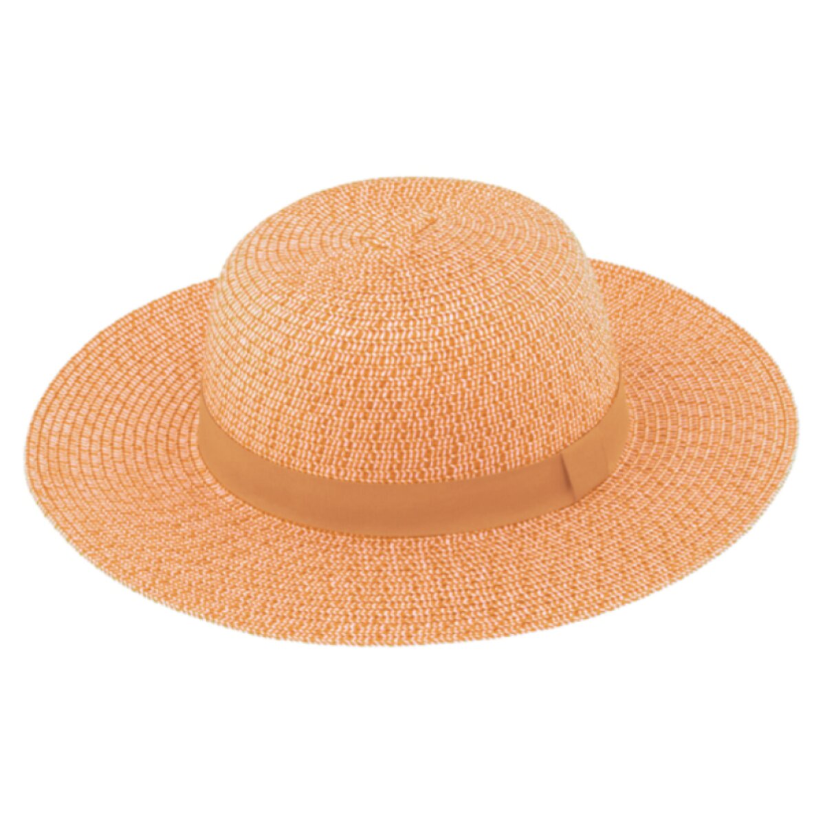 Klasický dámský slaměný klobouk Fiebig - Brim Hat Orange