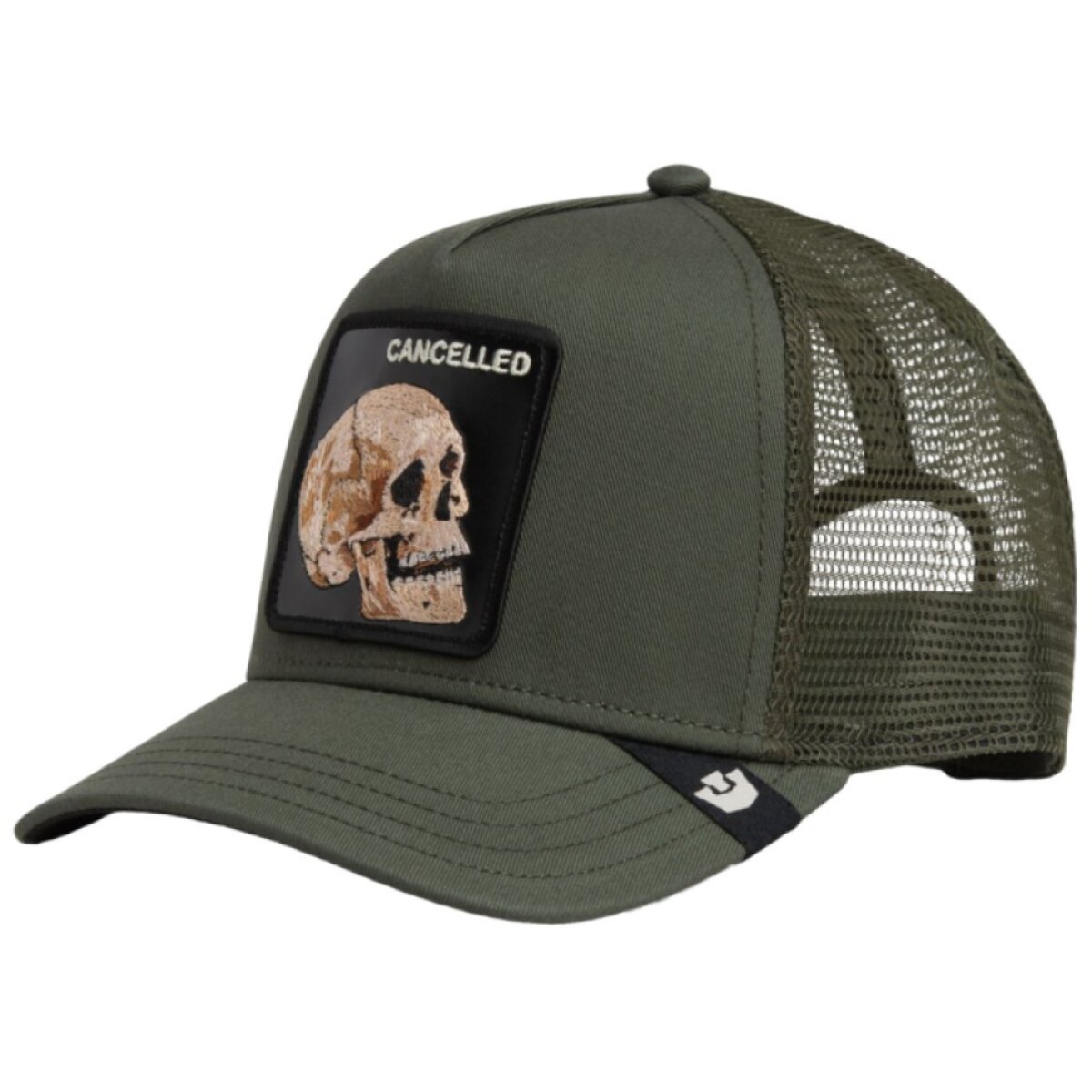 Trucker zelená kšiltovka Goorin Bros - The Cancelled Skull