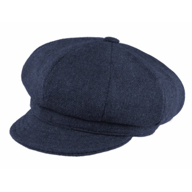 Dámská zimní bekovka tmavě modrá - Shetlandská vlna 