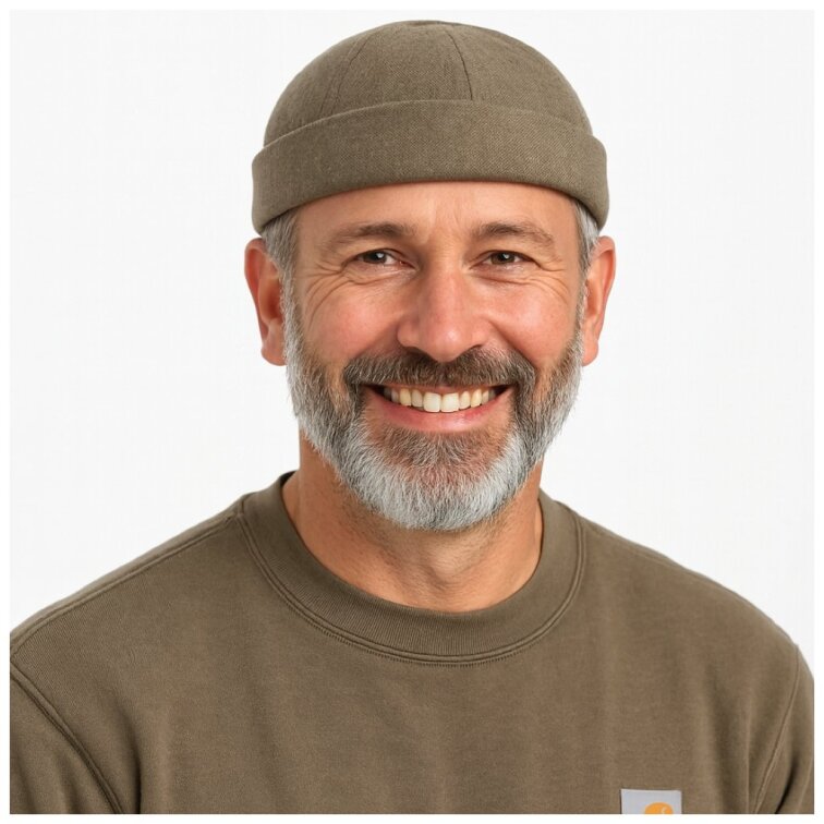 Pánská zimní čepice Docker – béžově hnědá