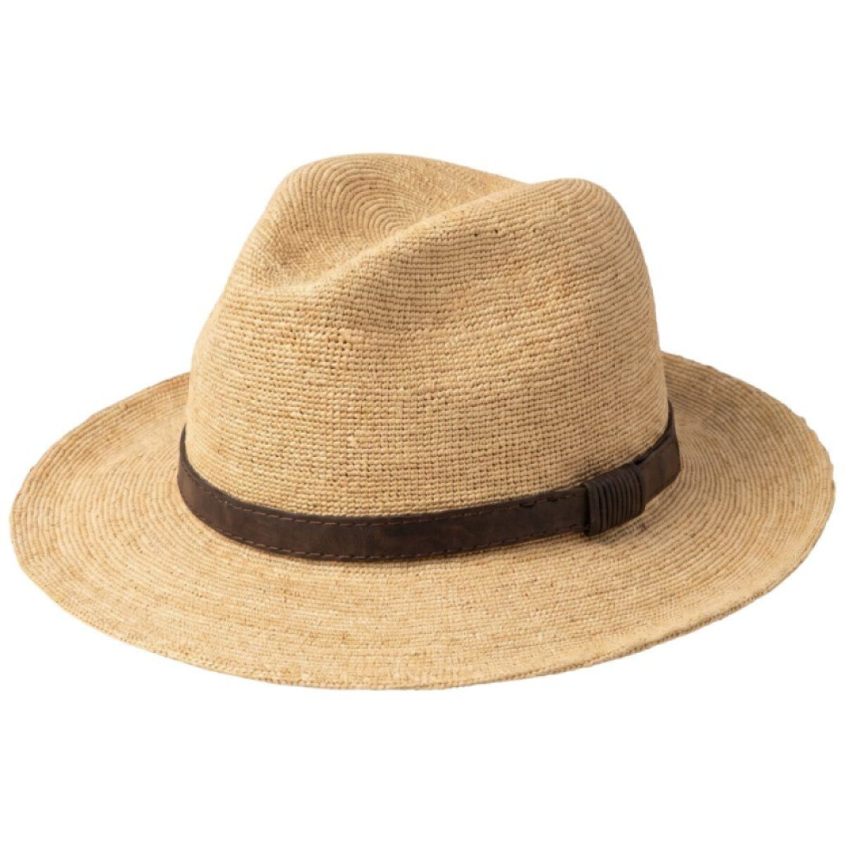 Slaměný klobouk s koženým páskem - Bogart Cuero Extrafino