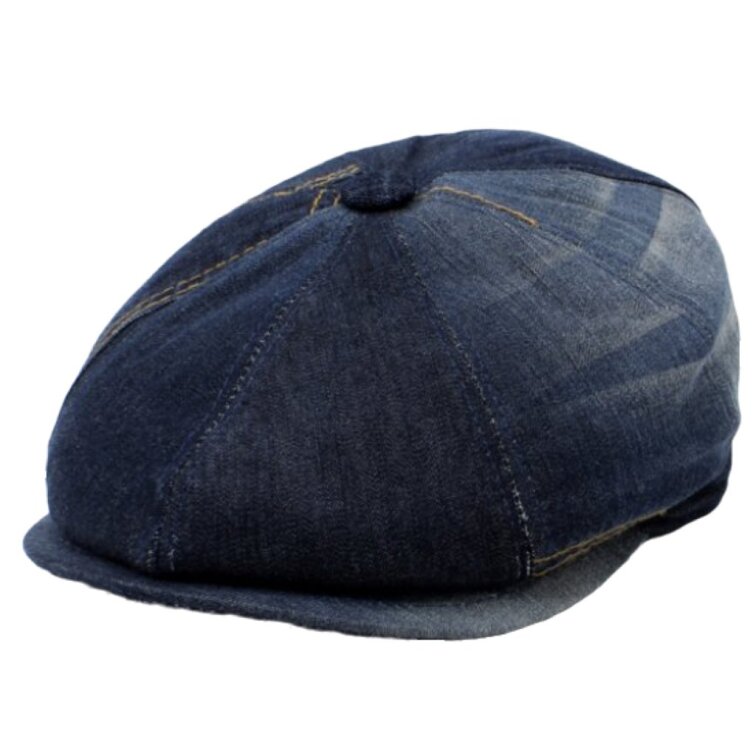 Bavlněná džínová 8-dílná bekovka - patchwork