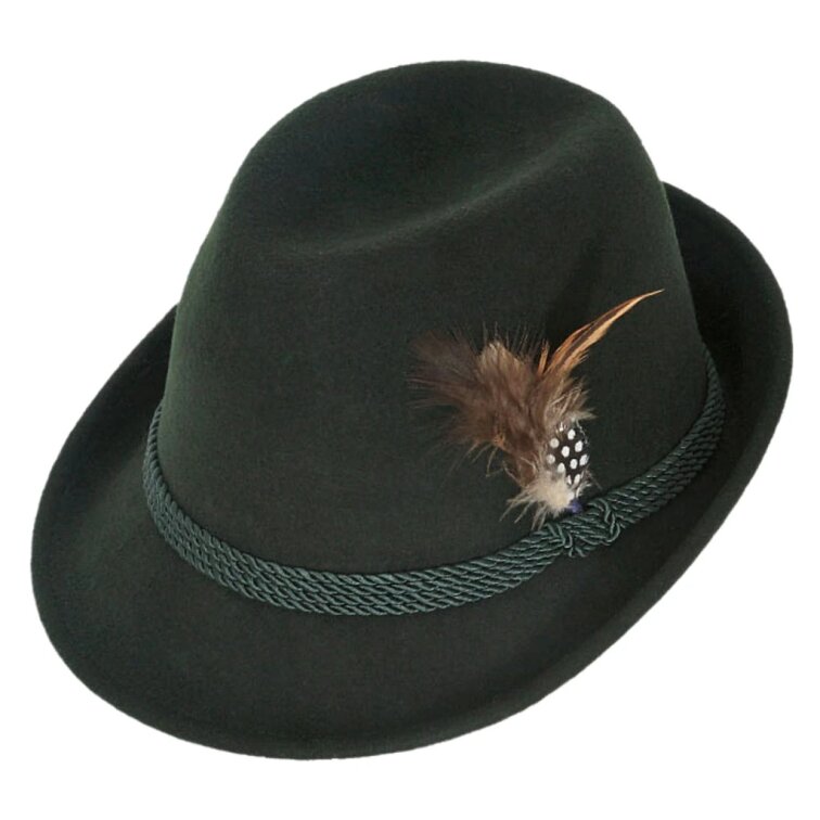 Zelený vlněný myslivecký - TRILBY ALPIN