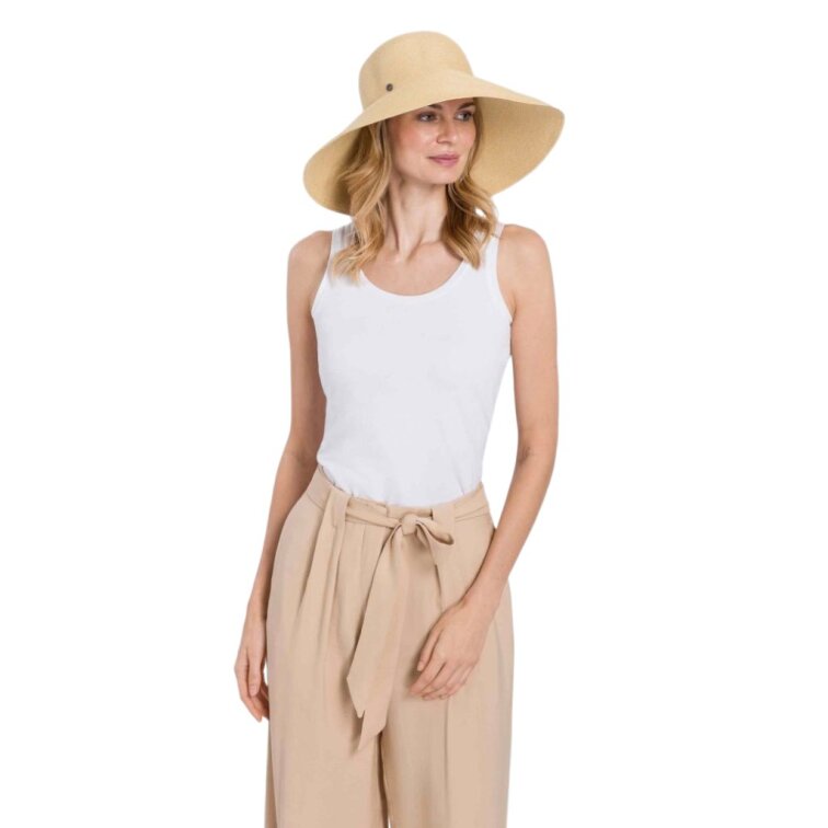 Dámský letní klobouk s extra širokou krempou