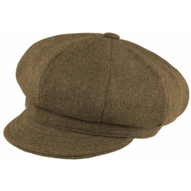 Dámská zimní bekovka Taupe - Shetlandská vlna