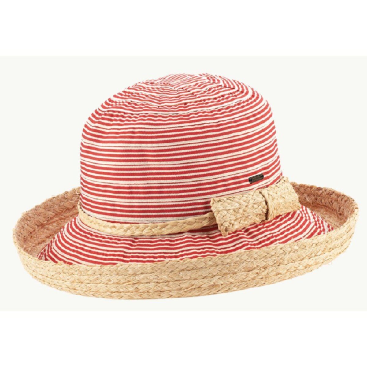 Dámský látkový nemačkavý letní klobouk Cloche - LUCINDA