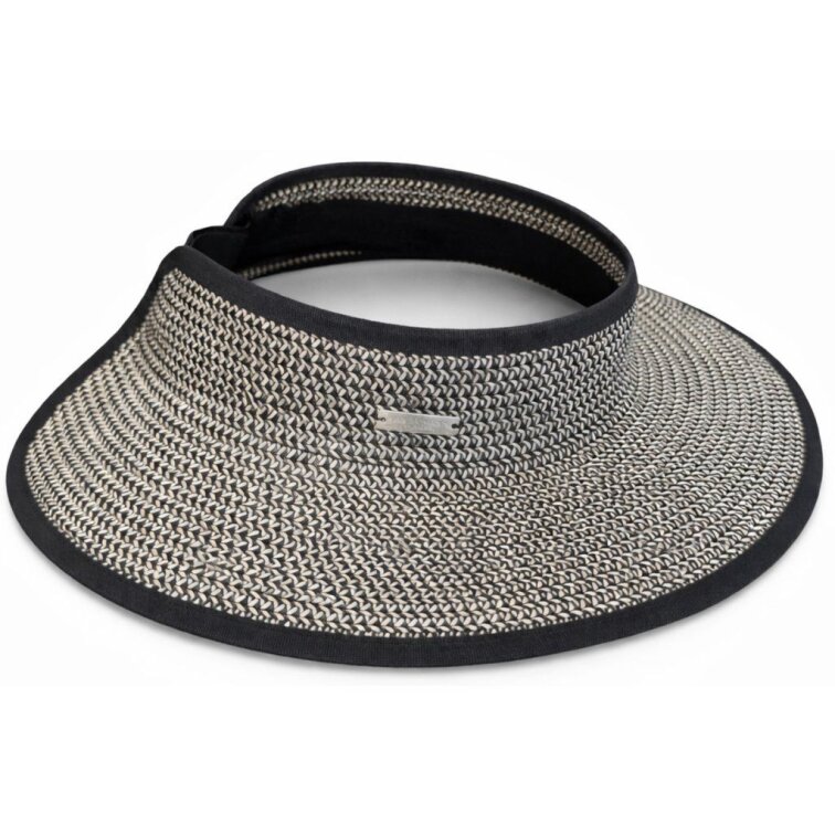 Letní kšilt proti slunci černo-béžový - Seeberger - univerzální velikost