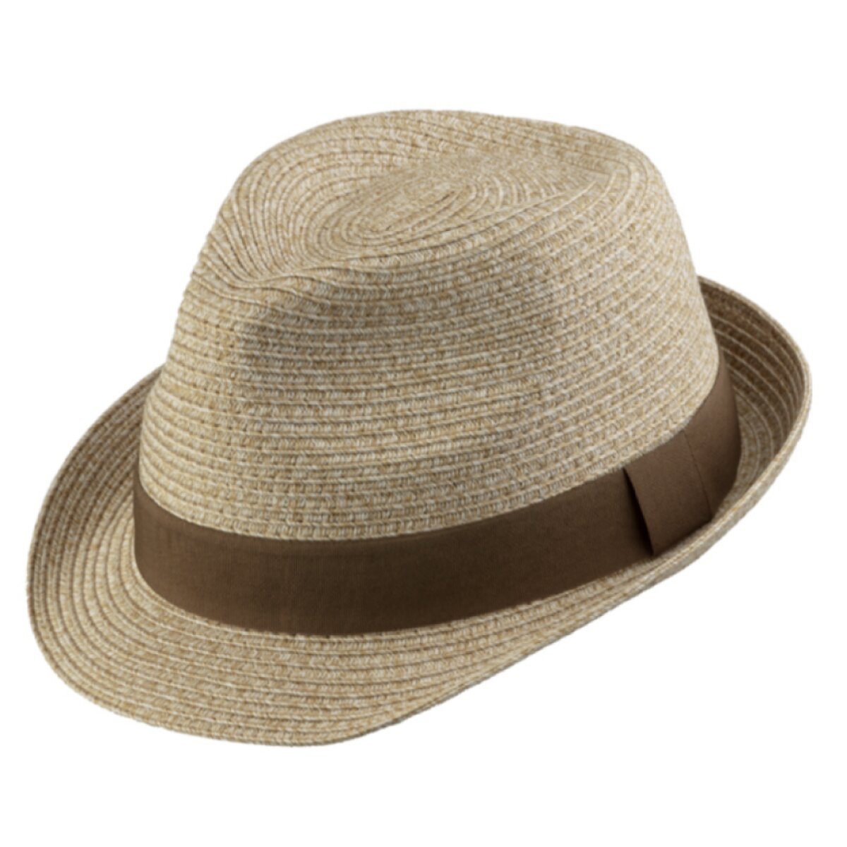 Letní klobouk Trilby od Fiebig - Nemačkavý béžový