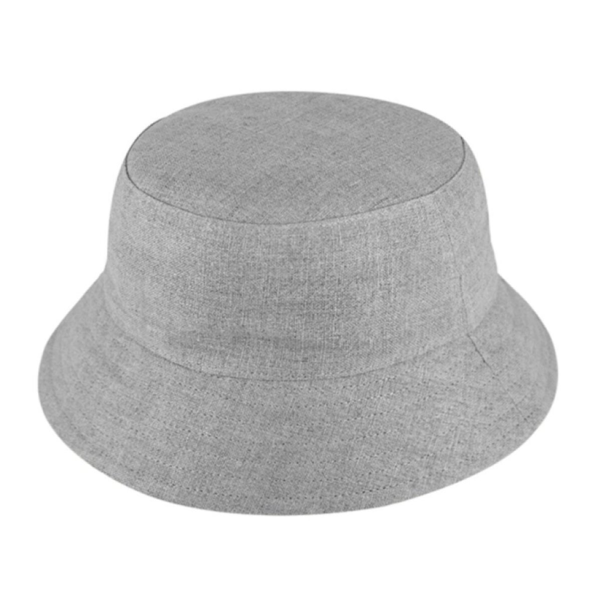 Letní lněný šedý klobouk - Fiebig 