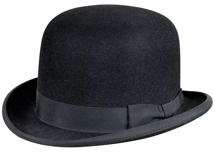 Černá pánská buřinka - klobouk buřinka