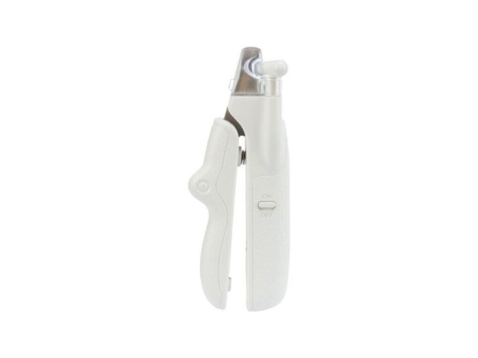Nail clippers with LED light, 15 cm, stainless steel/plastic