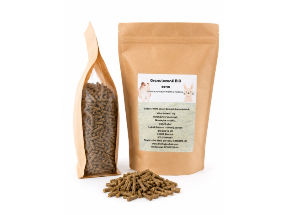 Granulované BIO SENO 1kg.