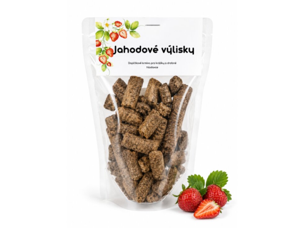 Jahodové výlisky 150g