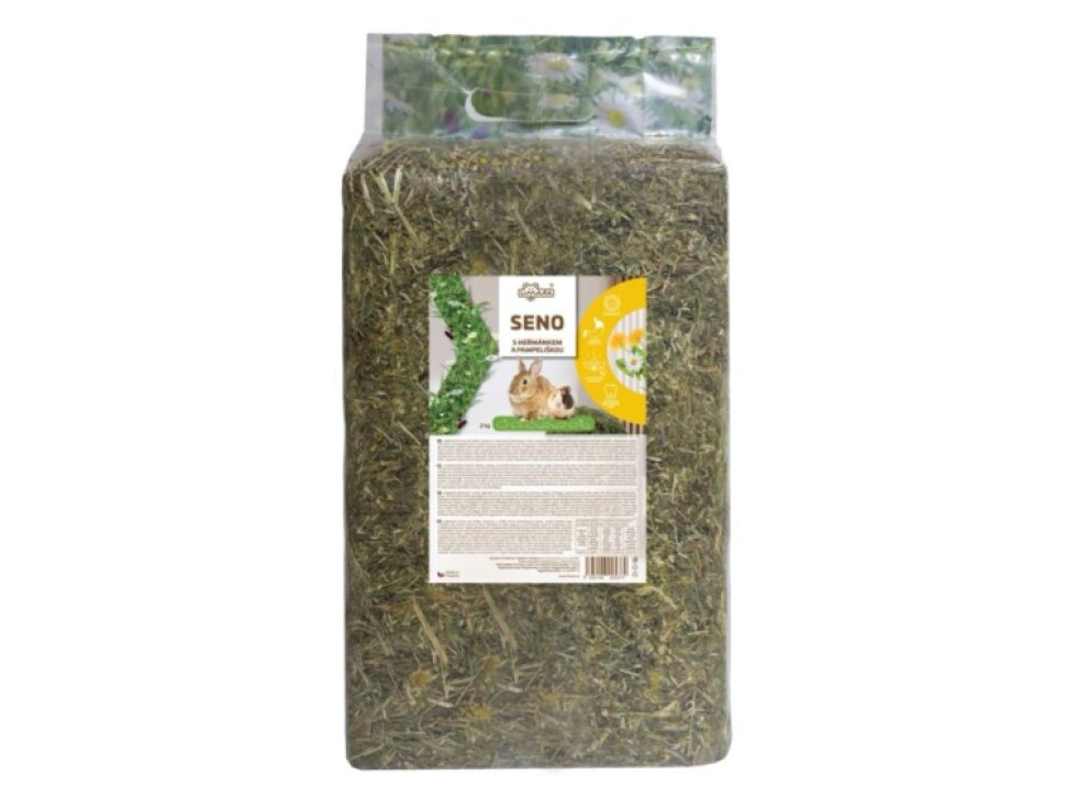 Seno s přídavkem heřmánku a pampelišky Limara 2 kg