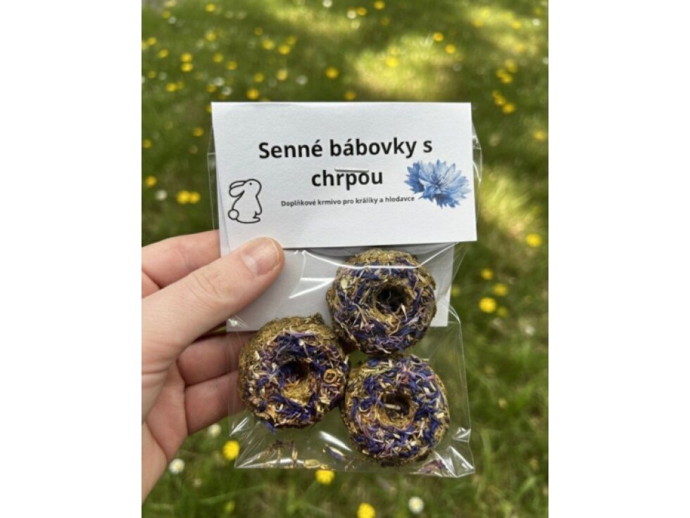 Senné bábovky s chrpou