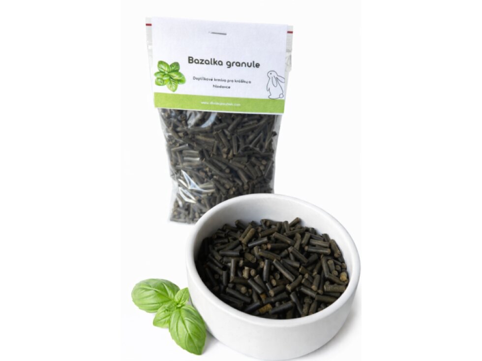 180 g Bazalkové granule - 100% Bazalka