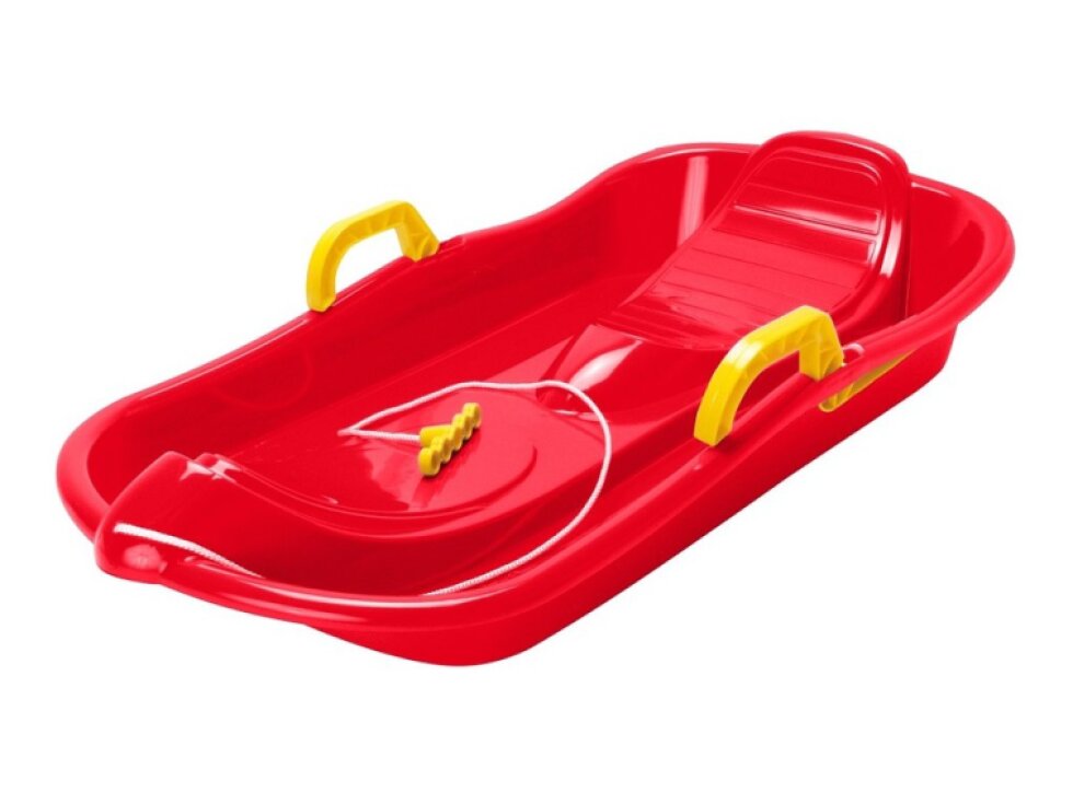 Bob plastový SINGLE, červený