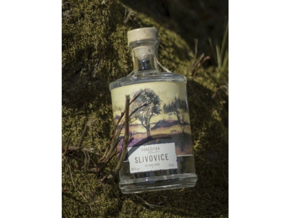 Poněšická Slivovice 50% 0,5l