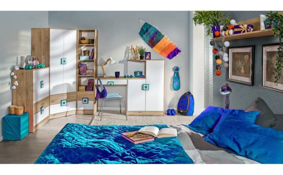Kinderzimmer NICO 2 Domel Farbe: Eiche