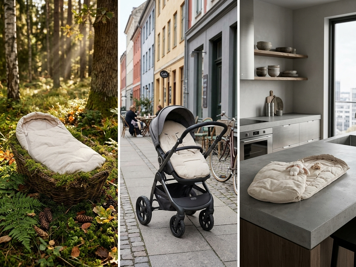 VOKSI Breeze Light Sand Solid – lehký bavlněný fusak do kočárku