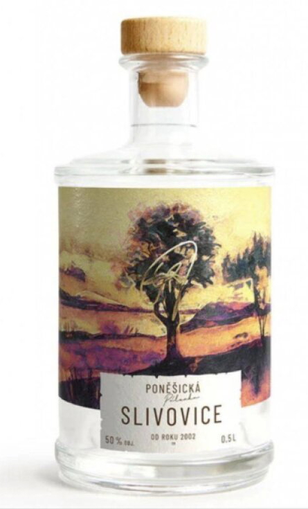 Poněšická Slivovice 50% 0,5l - Jihočeská specialita