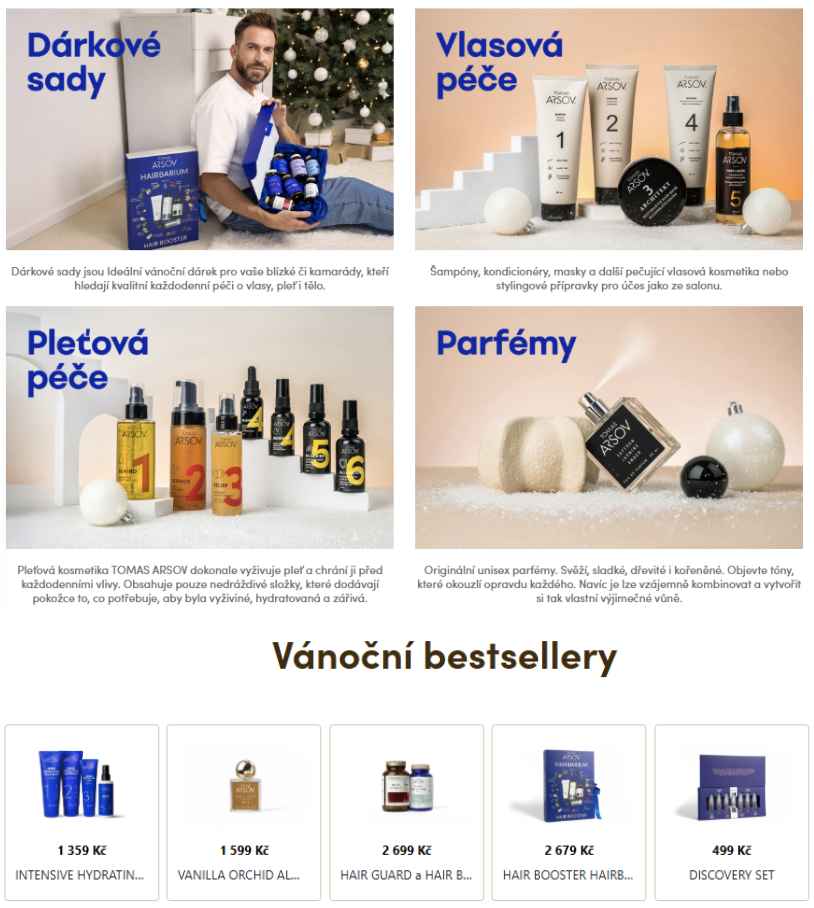 Jak připravit e-shop na Vánoce: obsah, landing page i informace o doručení