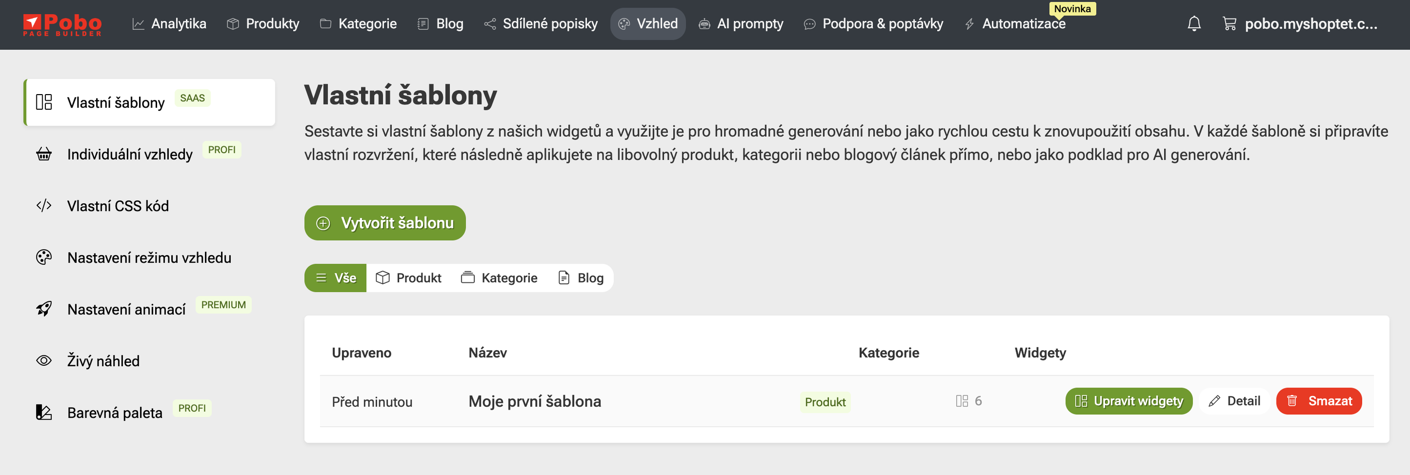 Květnové novinky v Pobo Page Builder