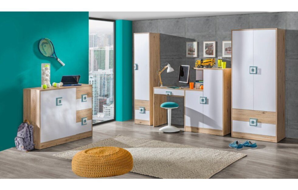 Kinderzimmer NICO 3 Domel Farbe: Eiche