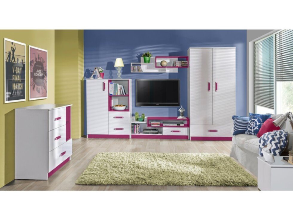 Children's room TRAFIKO 3 DOMEL color: white
