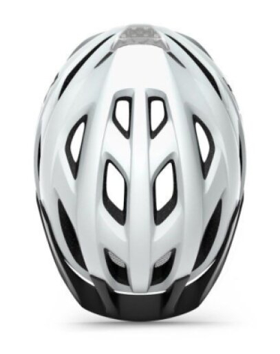 MET CROSSOVER HELMET WHITE Size: