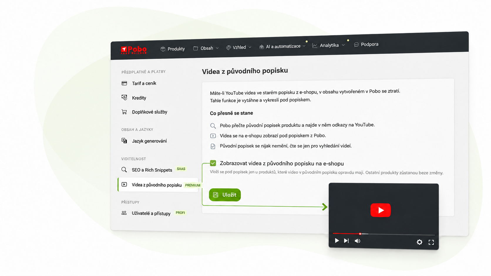 Videa z původních popisků už nemusíte přenášet ručně