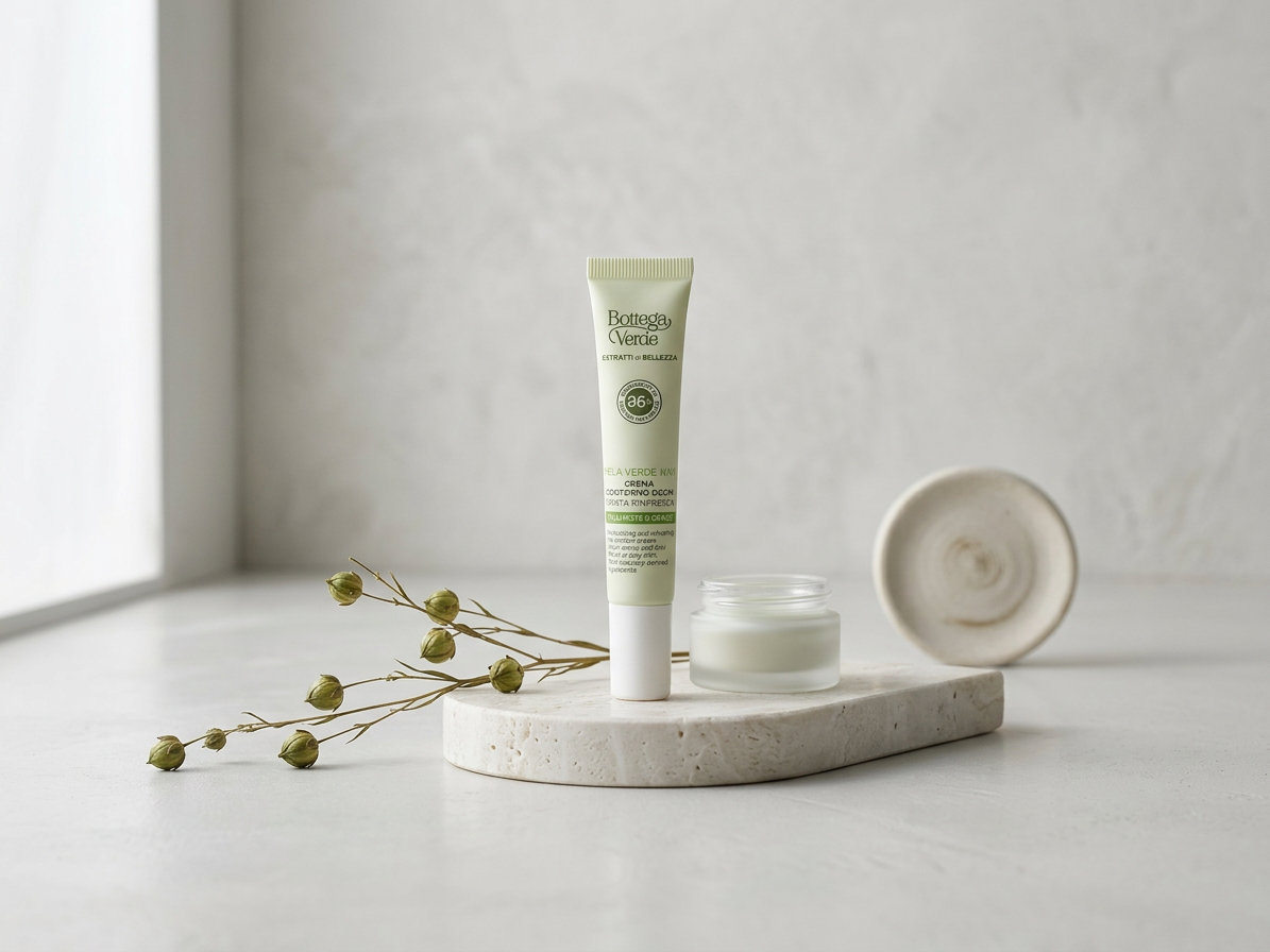 Bottega Verde BEAUTY-EXTRAKTE - Grüner Apfel und Kiwi - Augen-Konturencreme