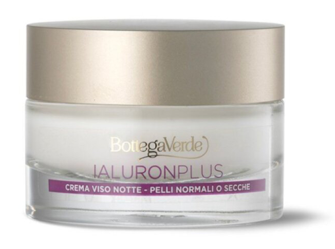 Bottega Verde HYALURON PLUS - Nachtcreme - gegen Falten, besonders nährend