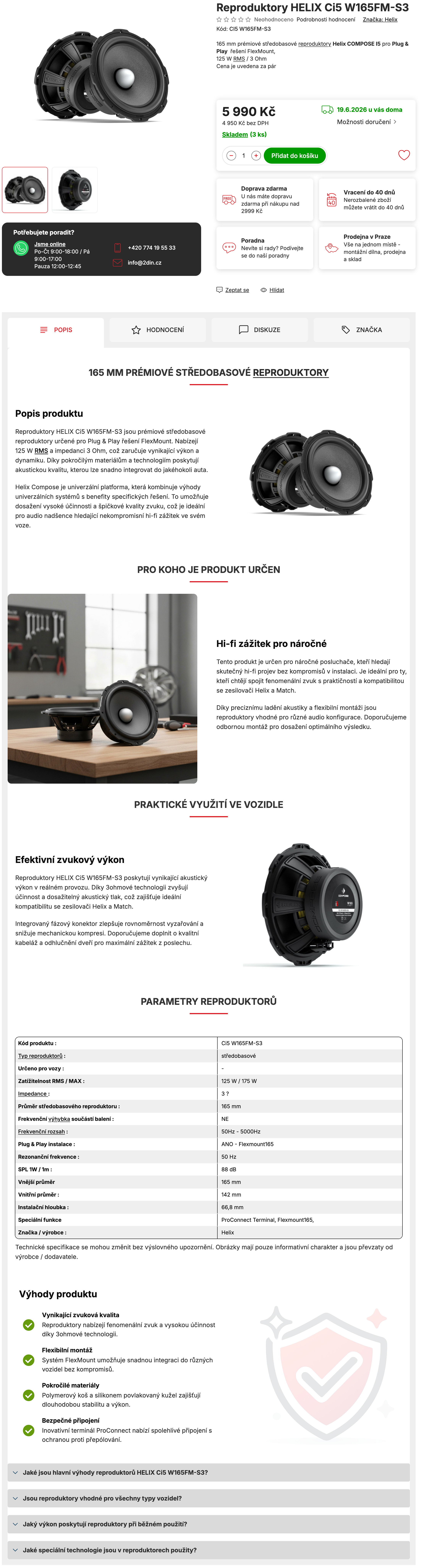 Správa obsahu pro váš e-shop