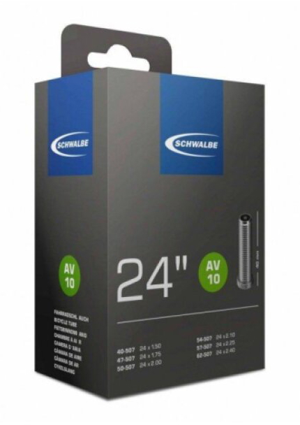 SCHWALBE tube AV10 40/62-507 40MM, 24"x1.5-2.40
