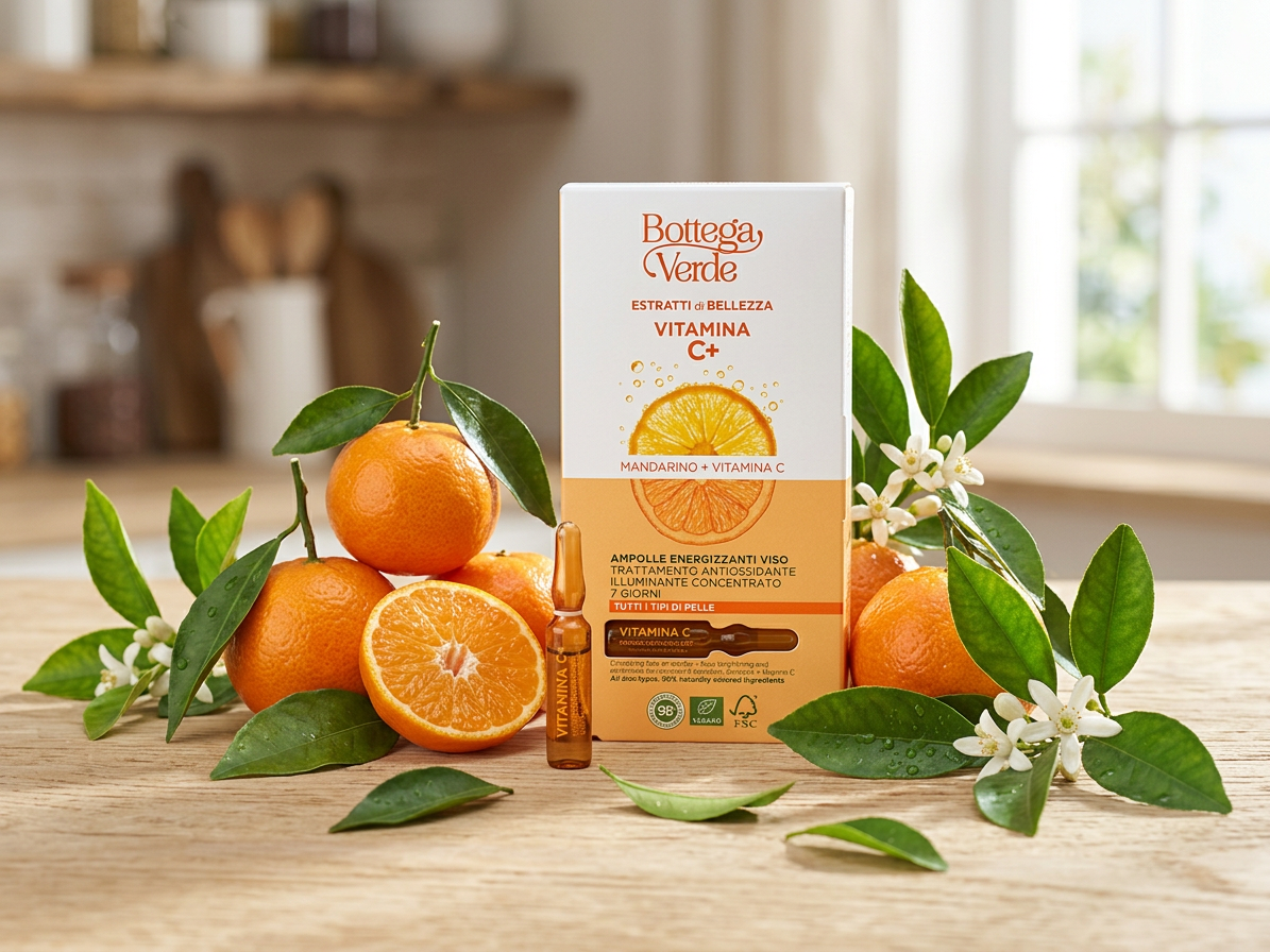 Bottega Verde EXTRAKTY PRO KRÁSU - Vitamin C + - Energizující ampule na obličej