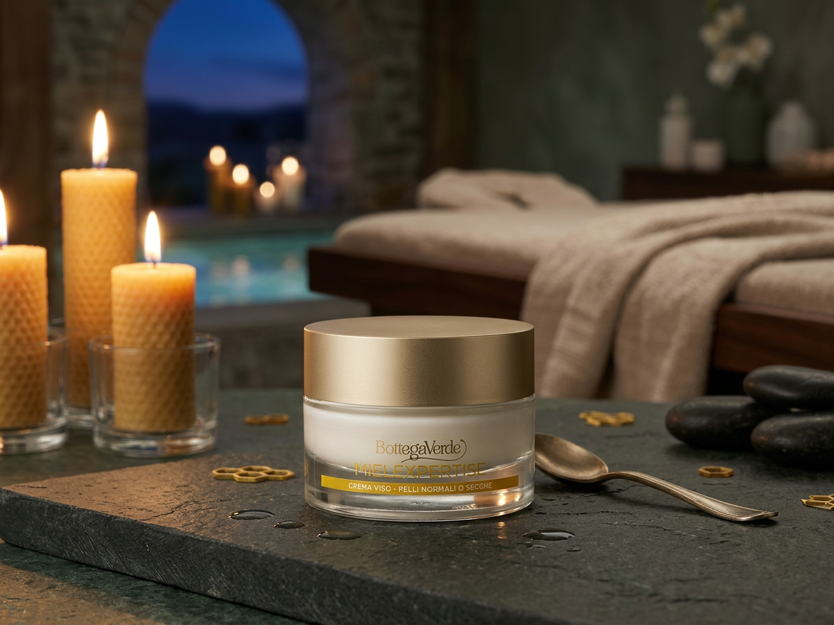Bottega Verde HONIG-EXPERTISE – Tages- und Nachtcreme für das Gesicht – Anti-Aging, revitalisierend